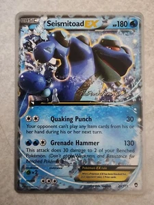 Pokemon Seismitoad EX 20/111 2014 XY Furious Fists - Picture 1 of 2