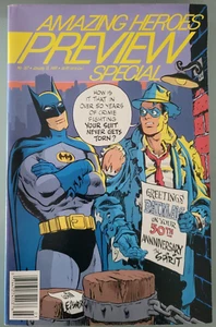 AMAZING HEROES PREVIEW SPECIAL Jan 1989 #157 1ST PREVIEW APPEARANCE OF THE CROW! - Picture 1 of 3