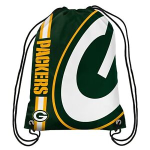 Green Bay Packers NFL Big Logo Drawstring Backpack Backsack Bag