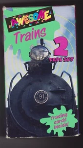 Awesome Trains (VHS)  Railway Video ~ 2 Tape set - Imagen 1 de 3