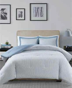 Madison Park Essentials Hayden Reversible 3 Piece Full/Queen Duvet Cover Set - Picture 1 of 2