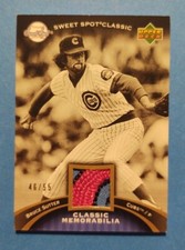 2007 Sweet Spot Bruce Sutter patch parallel card #46/55 Cubs HOF!