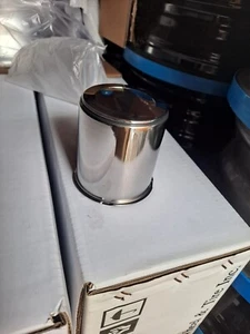 EZ LUBE STAINLESS CENTER CAP(S) 3.75" 6 LUG 15 OR 16 INCH WHEEL (PRICE PER CAP) - Picture 1 of 2
