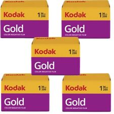 5 Rolls Kodak Gold 200 36 Exposure ISO 200 Color Negative 35mm Film