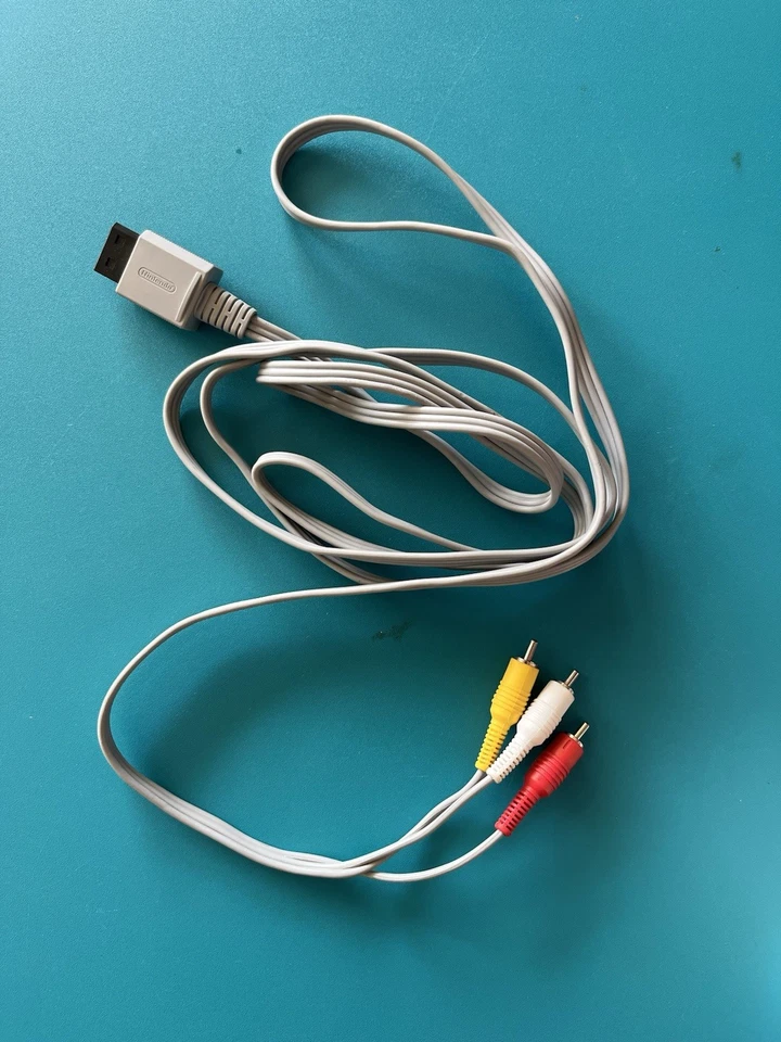 Nintendo Wii AV RCA Audio Video Composite Cable Cord OEM - Image 1 of 1