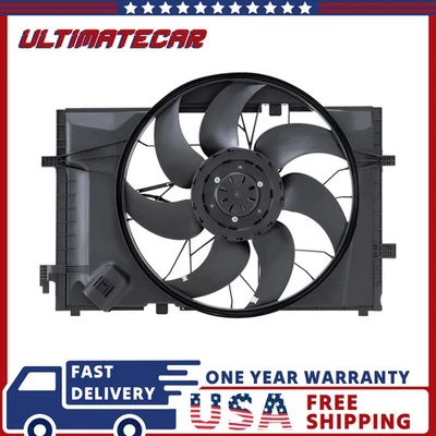 Conjunto de ventilador de refrigeración del radiador para Mercedes-Benz C320 CLK320 C240 C350 C32 AMG Foto 1 de 4