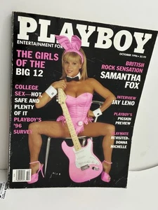 Playboy Magazine | October 1996 | Samantha Fox | 100% Complete – See & Read - Picture 1 of 24