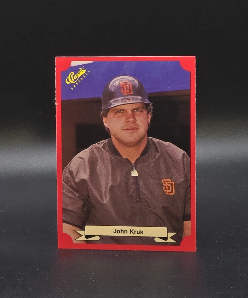 1988 Classic Red Series JOHN KRUK Card #162 Padres Philadelphia Phillies - Image 1 of 2