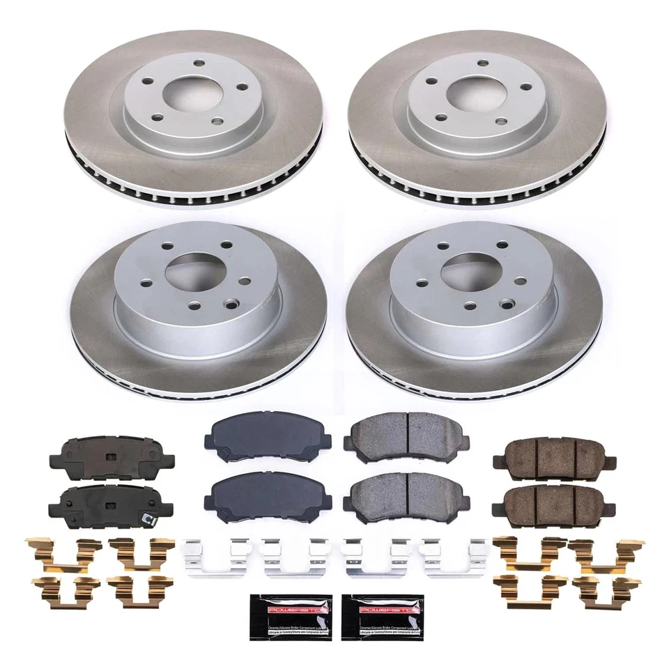 PowerStop SC8268 Disc Brake Kit For Nissan Rogue Select 2014-2015 Front Rear Foto 1 de 4