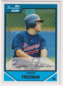 2007 Bowman MLB #BDPP12 Freddie Freeman RC Braves Dodgers MVP - Picture 1 of 2