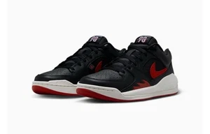 Nike WMNS Air Jordan Stadium 90 'Black Gym Red' FB2269-001 - Size UK 9.5 EU 44.5 - Picture 1 of 6