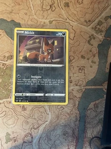 Pokémon TCG Nickit Schwert & Schild Base Set 125/202 Reverse Holo Common - Bild 1 von 2