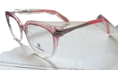 Chanel Eyeglasses Frame, pink . 50,17,146. Woman. (Sale Price). V Nice Quality - Image 1 of 4