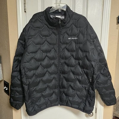 Columbia Walker Mill Heat Seal 650 Down Omni Heat Puffer Jacket Black Mens XXL - Image 1 of 4