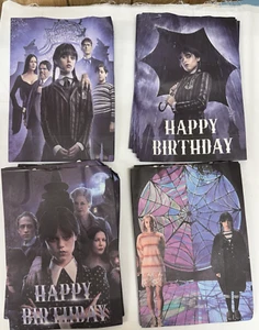 Wednesday Addams Birthday Party/Gift Bags Set of 12 NEW (See Pictures) - Picture 1 of 7