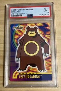 2001 Pokemon Card - Ursaring 217 - Johto Series - Topps Highest Grade @PSA POP 4 - Picture 1 of 2