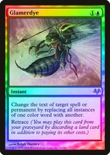 Glamerdye FOIL Eventide PLD Blue Rare MAGIC THE GATHERING MTG CARD ABUGames