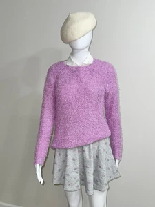 NWT Gymboree Sparkle Purple Glitter Sweater & Skirt for Big Girl Size XL (14) - Picture 1 of 5