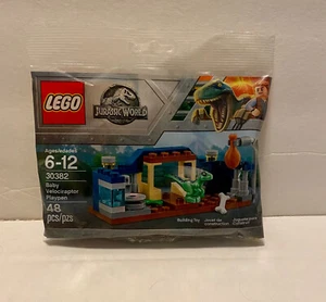 LEGO Polybag Jurassic World Baby Velociraptor Playpen 30382 Dinosaurs - Picture 1 of 1