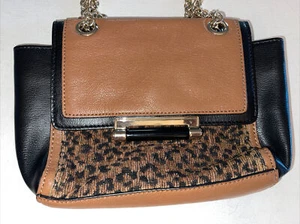 Bolso de Mano Diane Von Furstenberg Mujer Cuero Mini Jacquard Hombro Marrón Negro - Imagen 1 de 8