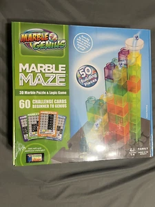 Marble Genius Marble Maze. 50 Building Pieces & 60 Challenge Cards Includes App - Picture 1 of 2
