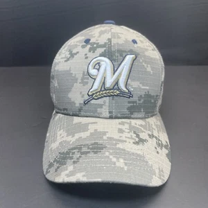 Gorra de béisbol Milwaukee Brewers camuflaje digital Miller High Life con tirantes - Imagen 1 de 6
