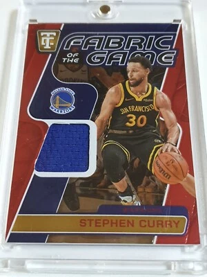 Camiseta deportiva Stephen Curry 2024 totalmente certificada #PARCHE ESPEJO ROJO/75 usada en juegos Foto 1 de 4