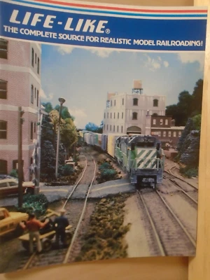 1985 LIFE-LIKE MODEL TRAIN DEALERS CATALOG AND PRICE LIST - Image 1 of 3