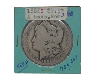 Dólar Morgan de plata de San Francisco 1886-S (B) como nuevo - Imagen 1 de 5
