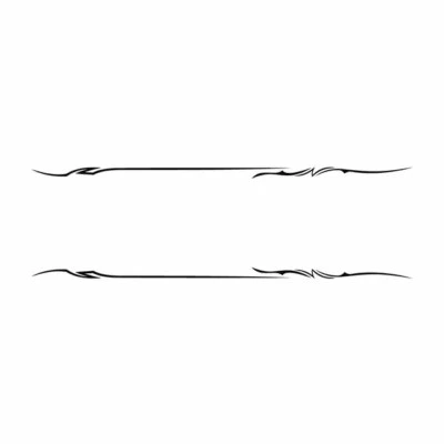 Juego de calcomanías a rayas para carrocería automotriz (estilo 4) varios colores hechas en EE. UU. Foto 1 de 4