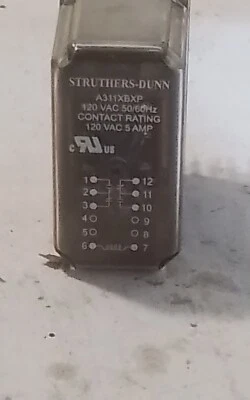 STRUTHERS-DUNN A311XBXP 120VAC Power Relay (D6B) - Image 1 of 4