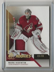 2014 2014-15 SP Game Used Gold Spectrum Materials 180 Mark Visentin 49/99 Rookie - Picture 1 of 1