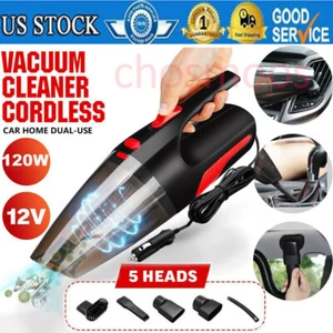 Rechargeable Cordless Car Vacuum Cleaner Handheld Home Wet Dry Duster Portable - Picture 1 of 19