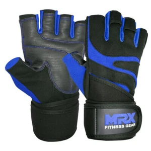 Weightlifting Gloves for Men Workout Wrist Support Gym Exercise Fingerless Glove - Picture 1 of 6