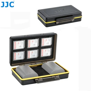 6 SD Card+2 Camera Battery Case Box for Canon EOS R 6D II 5D IV III 80D 70D 60D - Picture 1 of 12