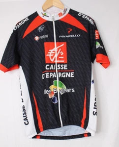 Caisse D'Epargne UCI Nalini Cycling Jersey Full Zip Made in Italy Size L Euro 6 - Picture 1 of 11