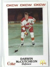 1986-87 Moncton Golden Flames (AHL) Darwin McCutcheon