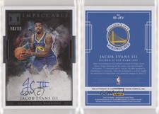 2018-19 Panini Impeccable Signatures /99 Jacob Evans III #IR-JEV Rookie Auto RC
