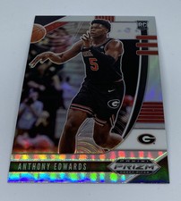 2020-21 PANINI PRIZM DRAFT PICKS SILVER REFRACTOR ROOKIE RC  ANTHONY EDWARDS #41