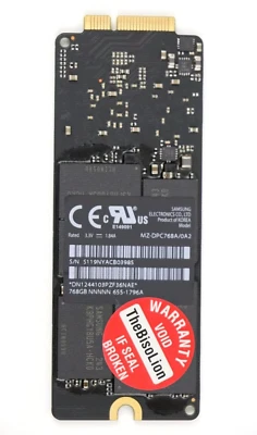 Samsung 768 GB SSD 655-1796 für MacBook Pro Retina A1425 A1398 iMac A1418 A1419 - Bild 1 von 4