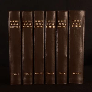 1837 6vol The Naval History of Great Britain William James Captain Chamier Illus - Picture 1 of 10