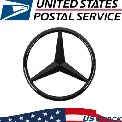 CLS63 AMG Baúl Estrella Emblema NEGRO BRILLANTE Logotipo Trasero Insignia Mercedes CLS550 W218 EE. UU. Foto 1 de 4