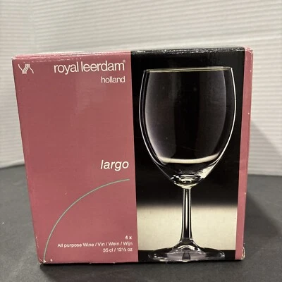 Vasos Roya Leerdam Largo. Juego de 4, tiene capacidad para 12,5 oz Foto 1 de 4
