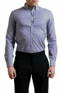 Dsquared2 Tailor Dean Classic Shirt Men's Multi-Color Casual shirt US XS IT 46 - Picture 1 of 3