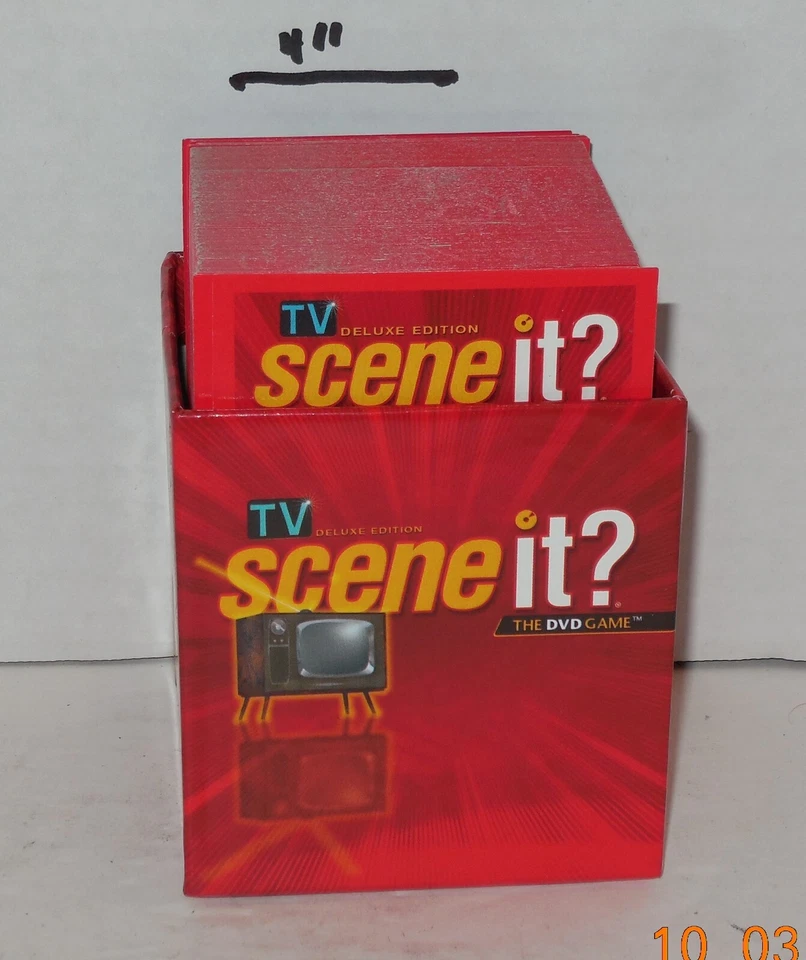 Screenlife TV Deluxe Scene it DVD Board Game Replacement Set of Cards Part Piece - Image 1 of 1