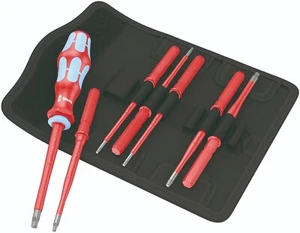 Wera Kraftform Kompakt VDE Stainless 8 Extra Slim 1 TORX Set 8 Piece 05059040001 - Picture 1 of 6
