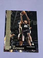Vtg 1998 Kellogg’s Upper Deck #33 TIM DUNCAN RC Spurs Wake Forest NBA HOF NM/Mt
