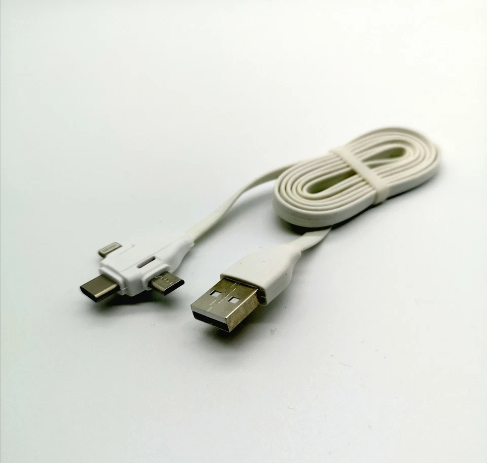 Cable de carga rápida de múltiples dispositivos para iPhones/Android. MicroUSB, TypeC, iPhone Foto 1 de 4