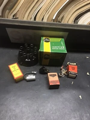 1937 1938 1939 1940 1941 1942 BUICK ЗАЖИГАНИЯ РАСПРЕДЕЛИТЕЛЬ КРЫШКА ТЮНИНГ КОМПЛЕКТ - Изображение 1 из 4