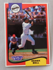 1994 Starting Lineup Derek Bell San Diego Padres Baseball Card mint